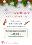 Spontanorchester am 2. Weihnachtstag