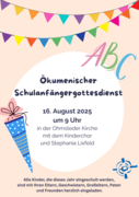 Einschulungsgottesdienst