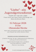 Jugendgottesdienst Thema:Liebe