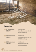 Advent im Stall