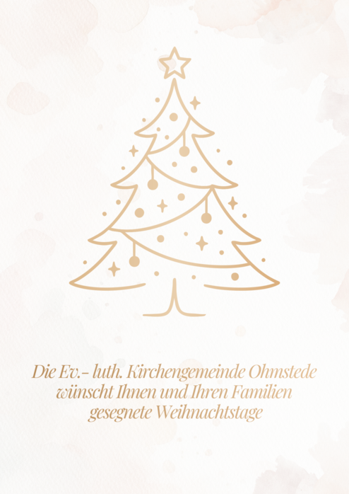 Weihnachtsgrüße der KG Ohmstede