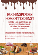 Plakat Kuchenspenden gesucht